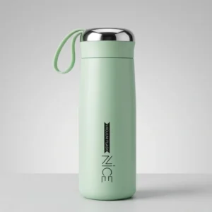Garrafa Vidro Verde Squeeze 400ml