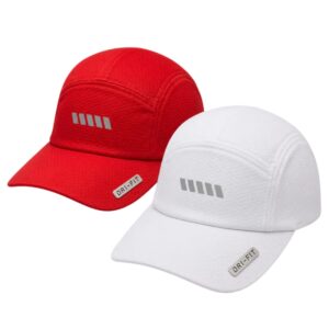 Kit 2 Bonés Dry Fit Cinza e Branco