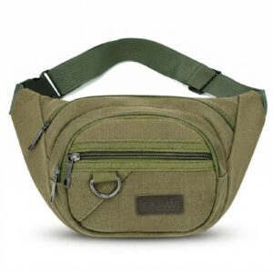Pochete de Lona Verde